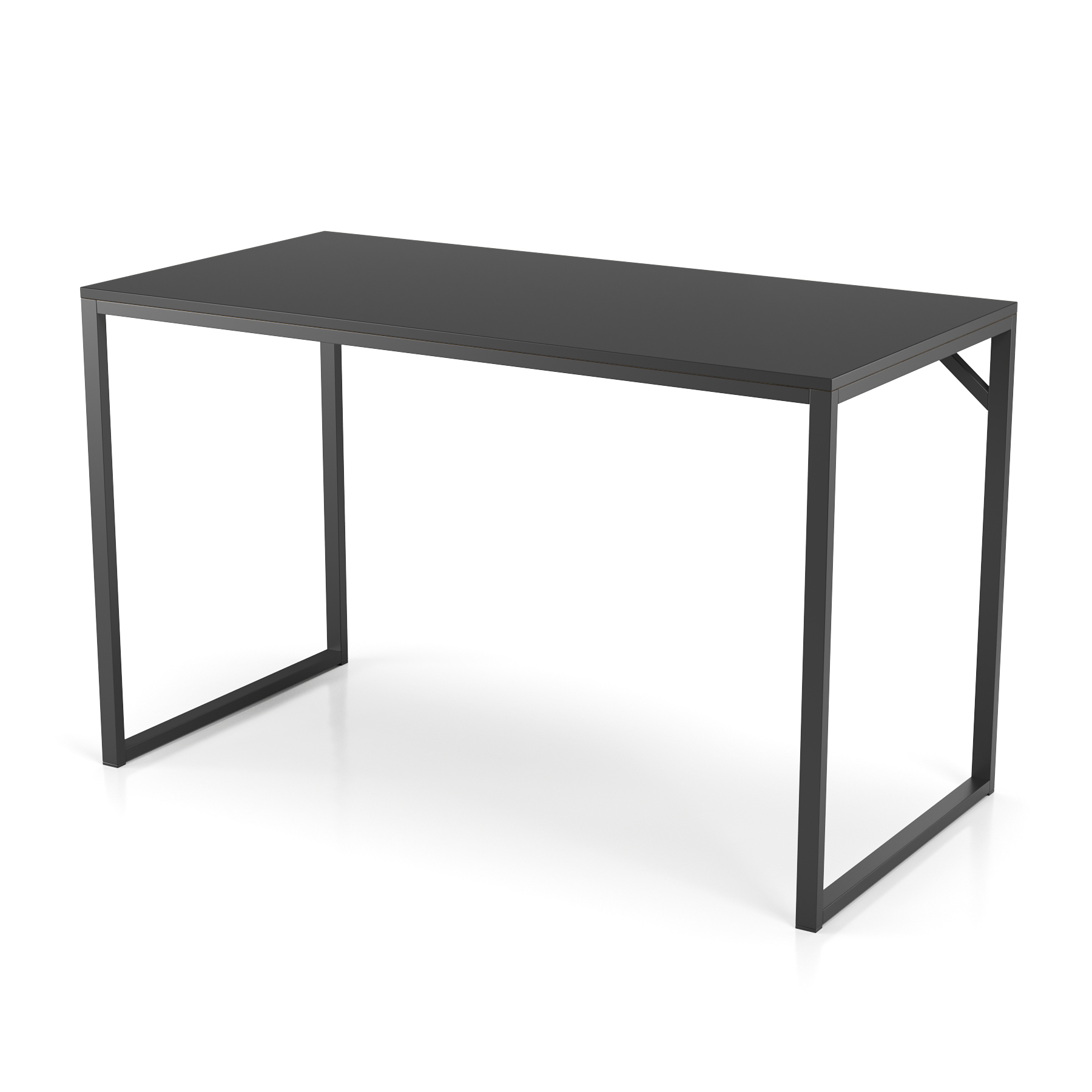 Стіл письмовий комп'ютерний "Серія 01"; 1200х500х16 мм; Чорний; 30х20 мм